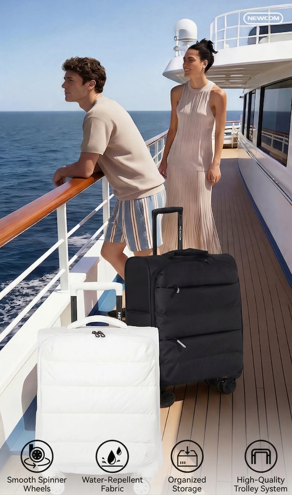 NEWCOM CLOUD Trolley Case Spinner