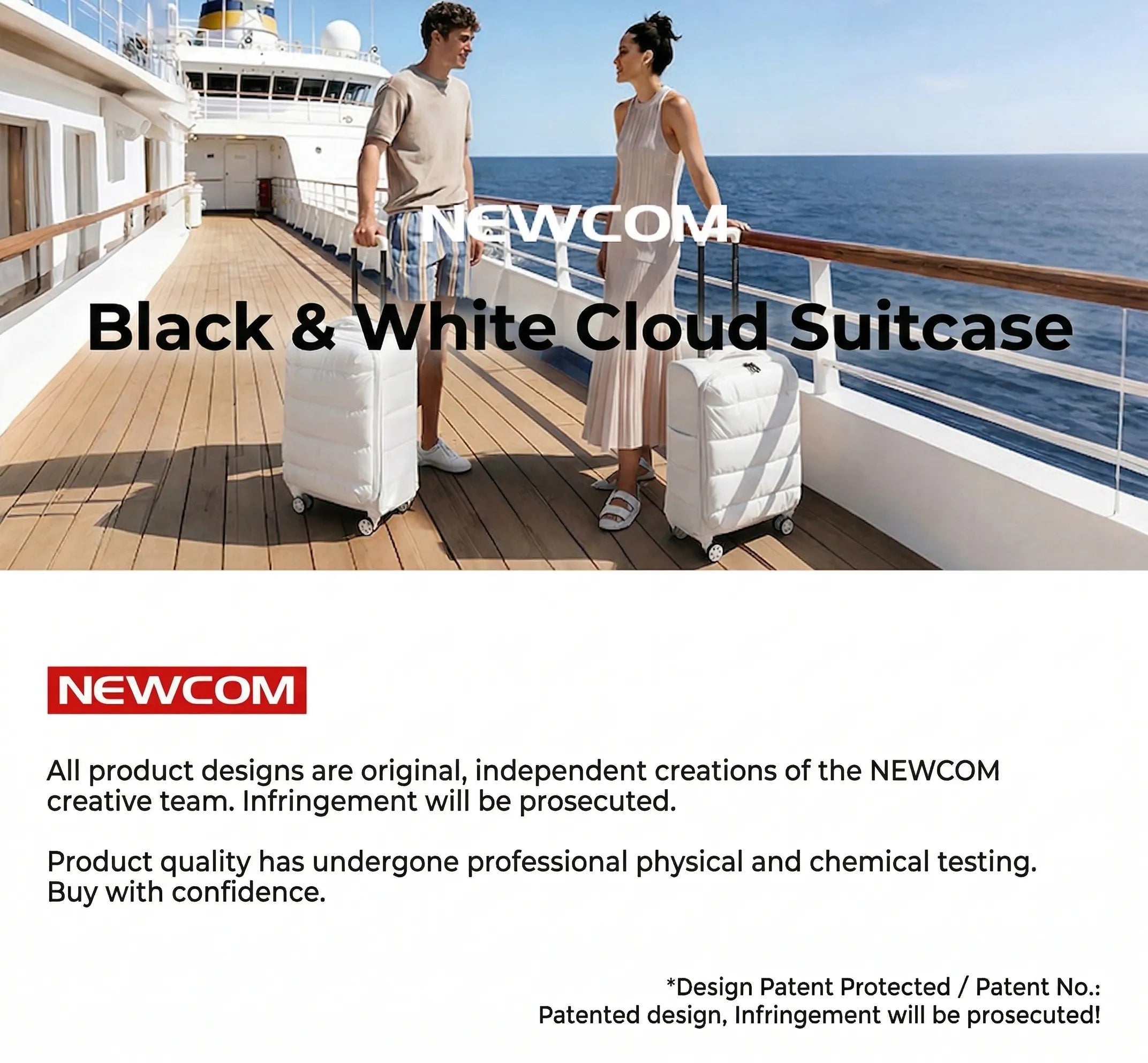 NEWCOM CLOUD Trolley Case Spinner