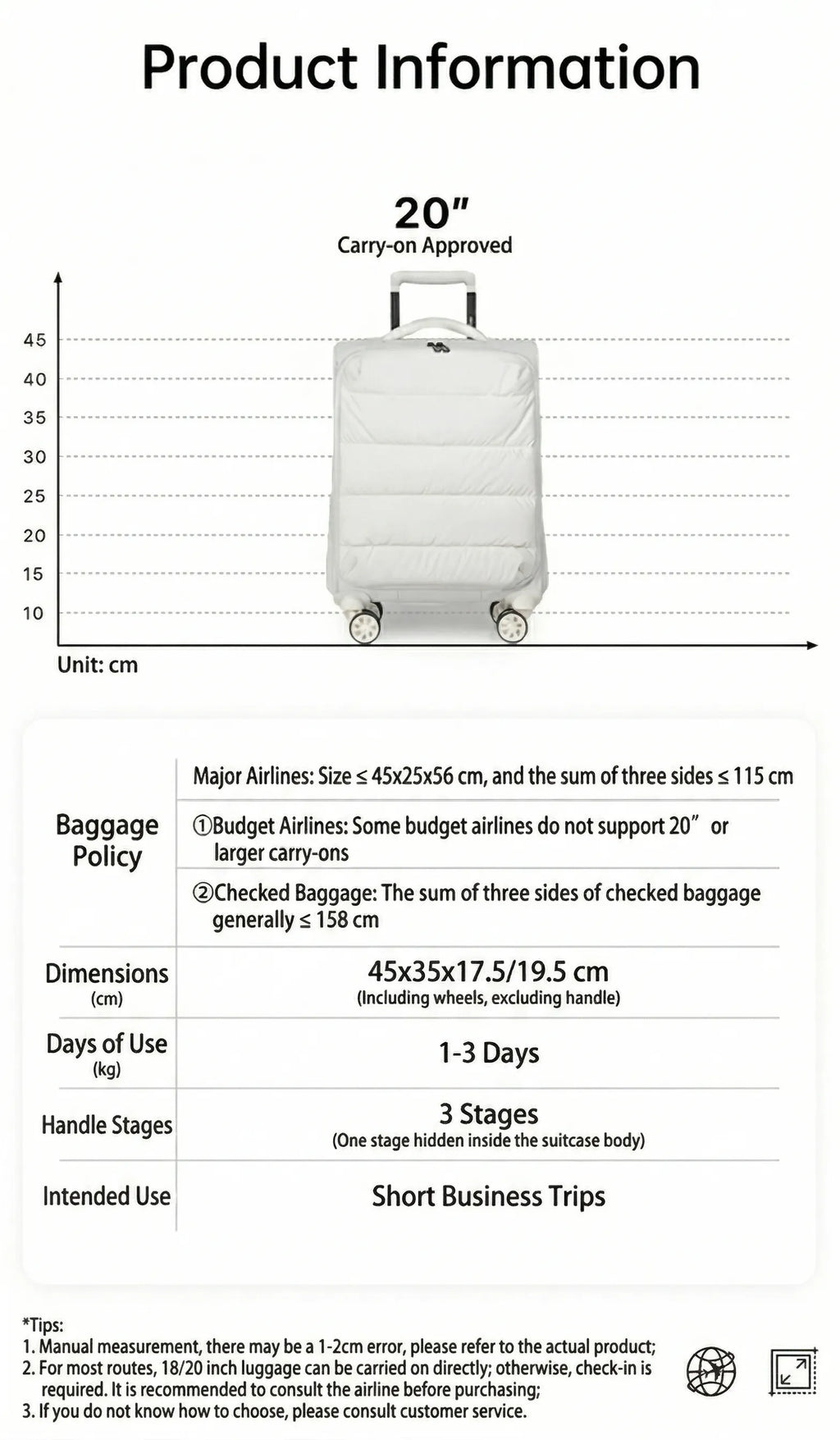 NEWCOM CLOUD Trolley Case Spinner