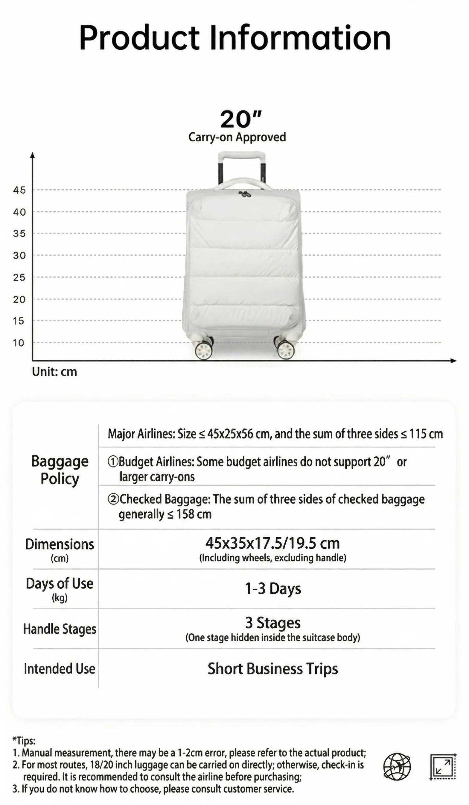 NEWCOM CLOUD Trolley Case Spinner