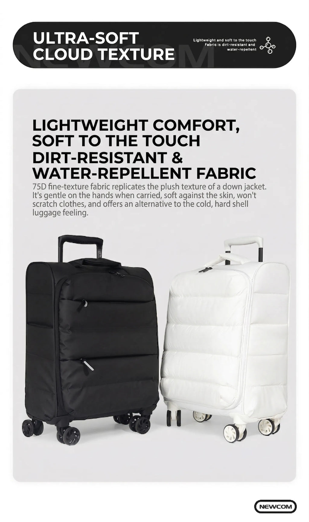 NEWCOM CLOUD Trolley Case Spinner