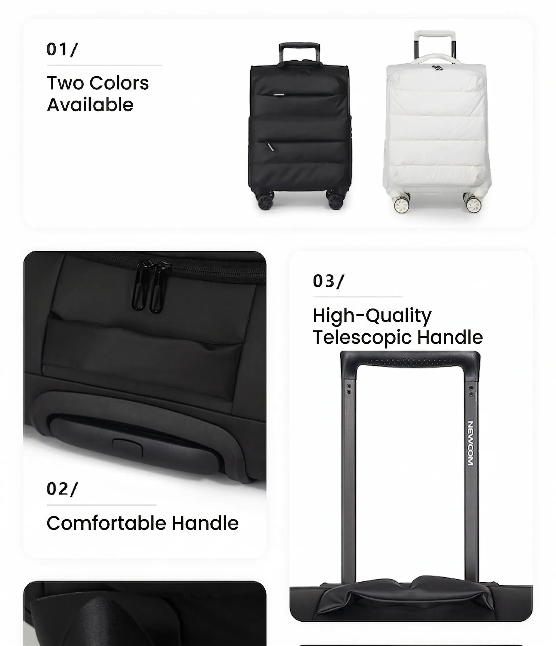 NEWCOM CLOUD Trolley Case Spinner