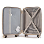 NEWCOM Champagne pp luggage 3 set