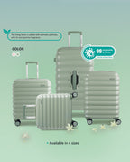 Cloud luggage Нано серебро антибактериальное (зеленый/розовый)