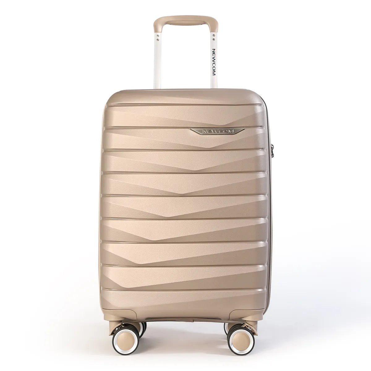 NEWCOM Champagne pp luggage 3 set