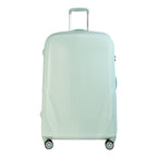 حقيبة سفر صلبة من البولي بروبيلين، خفيفة الوزن، مزودة بعجلات دوارة مزدوجة وقفل إدارة أمن النقل، ومجموعات أمتعة