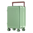 حقيبة سفر صلبة من البولي بروبيلين، خفيفة الوزن، مزودة بعجلات دوارة مزدوجة وقفل إدارة أمن النقل، ومجموعات أمتعة