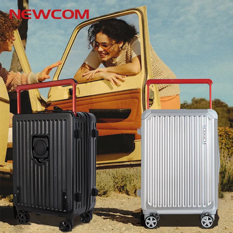 NEWCOM Wide handle and cup holder  luggage