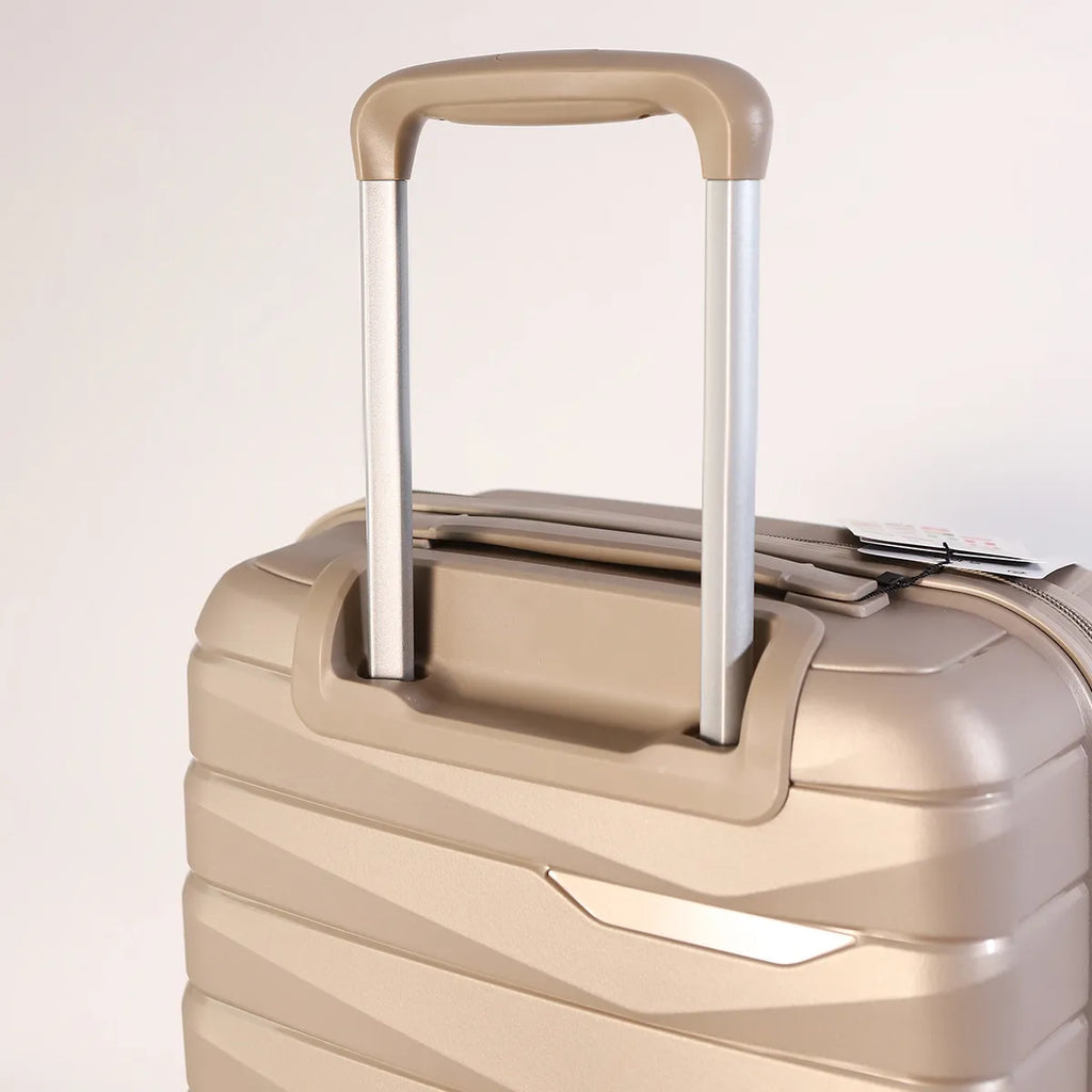 NEWCOM Champagne pp luggage 3 set