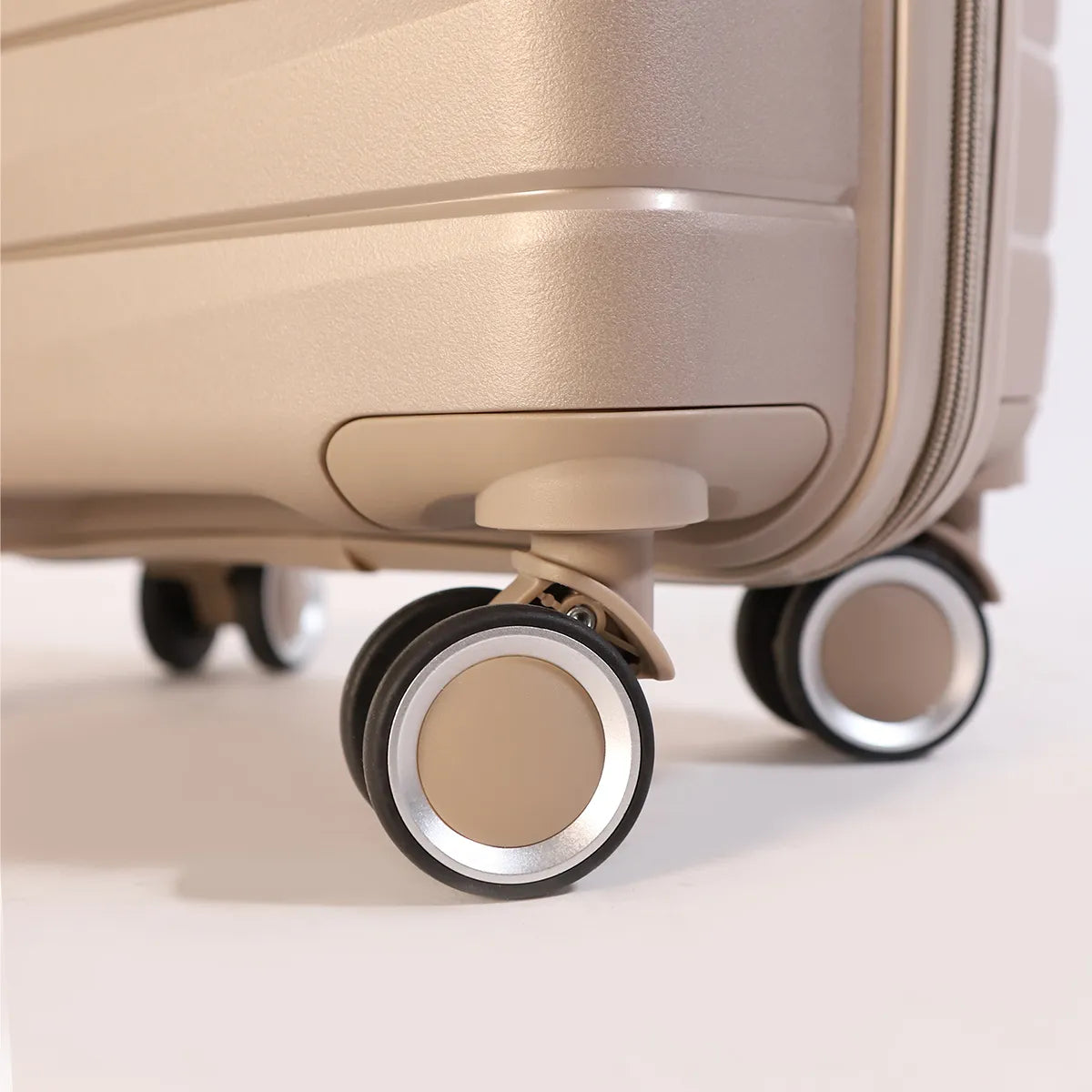 NEWCOM Champagne pp luggage 3 set