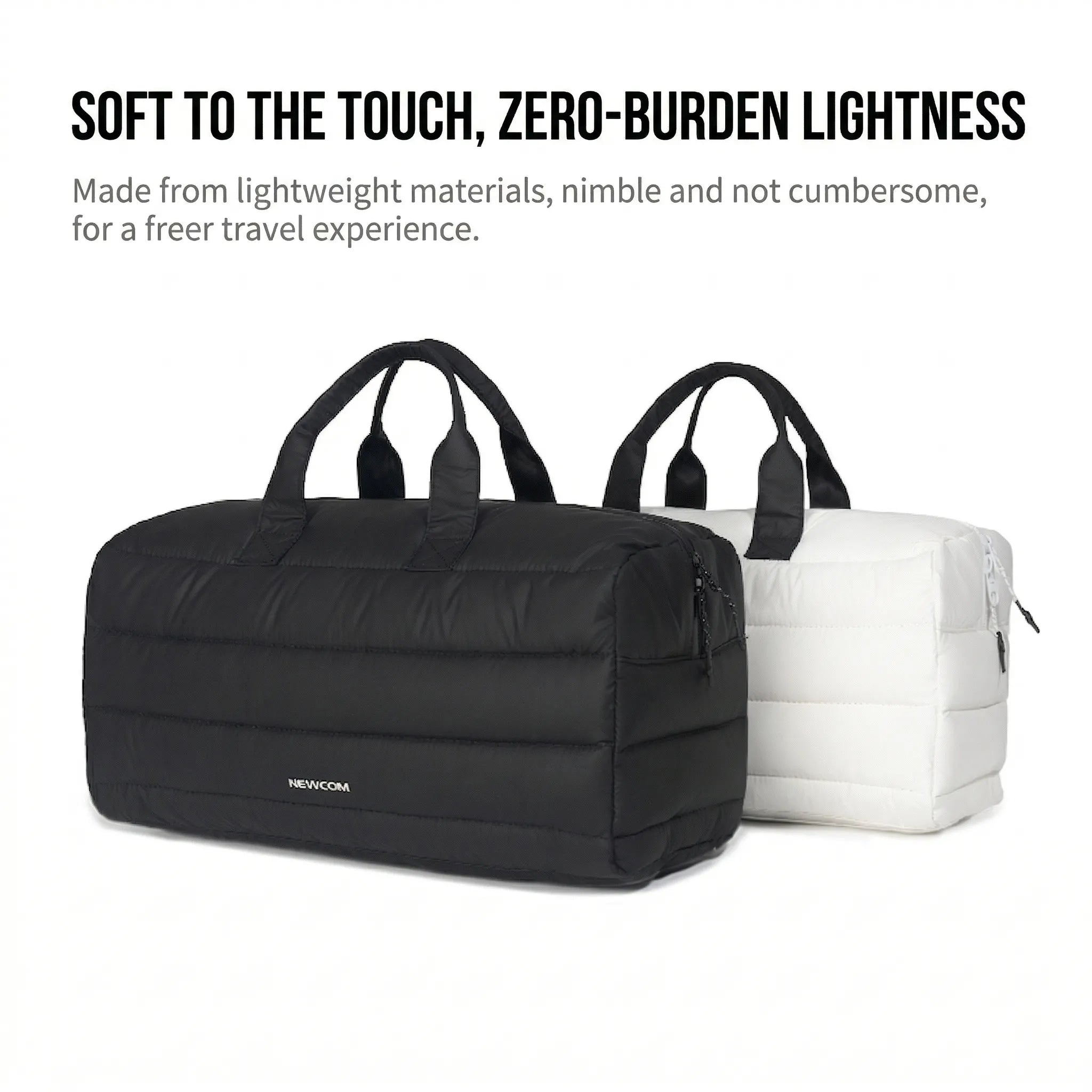 NEWCOM Travel Bag – Lightweight Down-Filled Weekend & Travel Bag