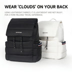 NEWCOM CLOUD Backpack – Lightweight Down-Filled Travel Bag