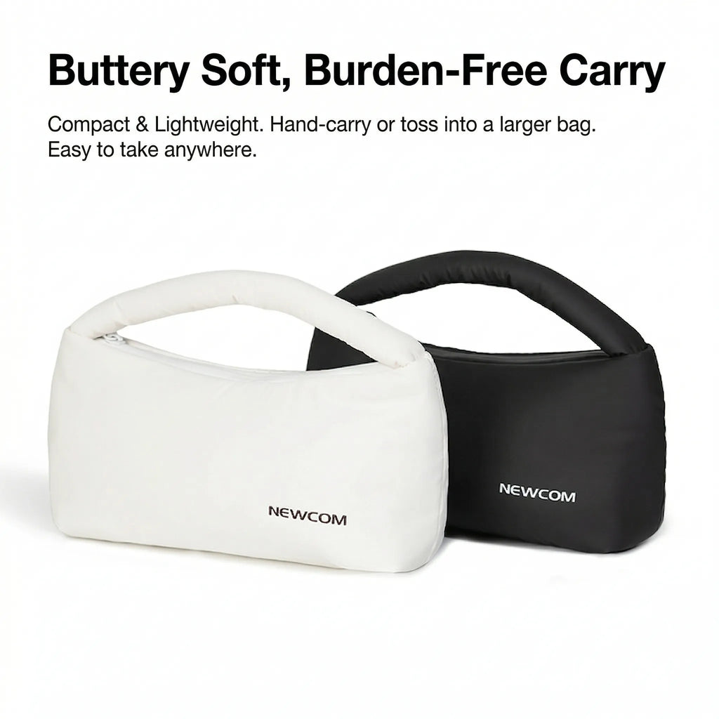 NEWCOM Travel Toiletry Bag - Waterproof Makeup Organizer & Wash Bag for Men & Women