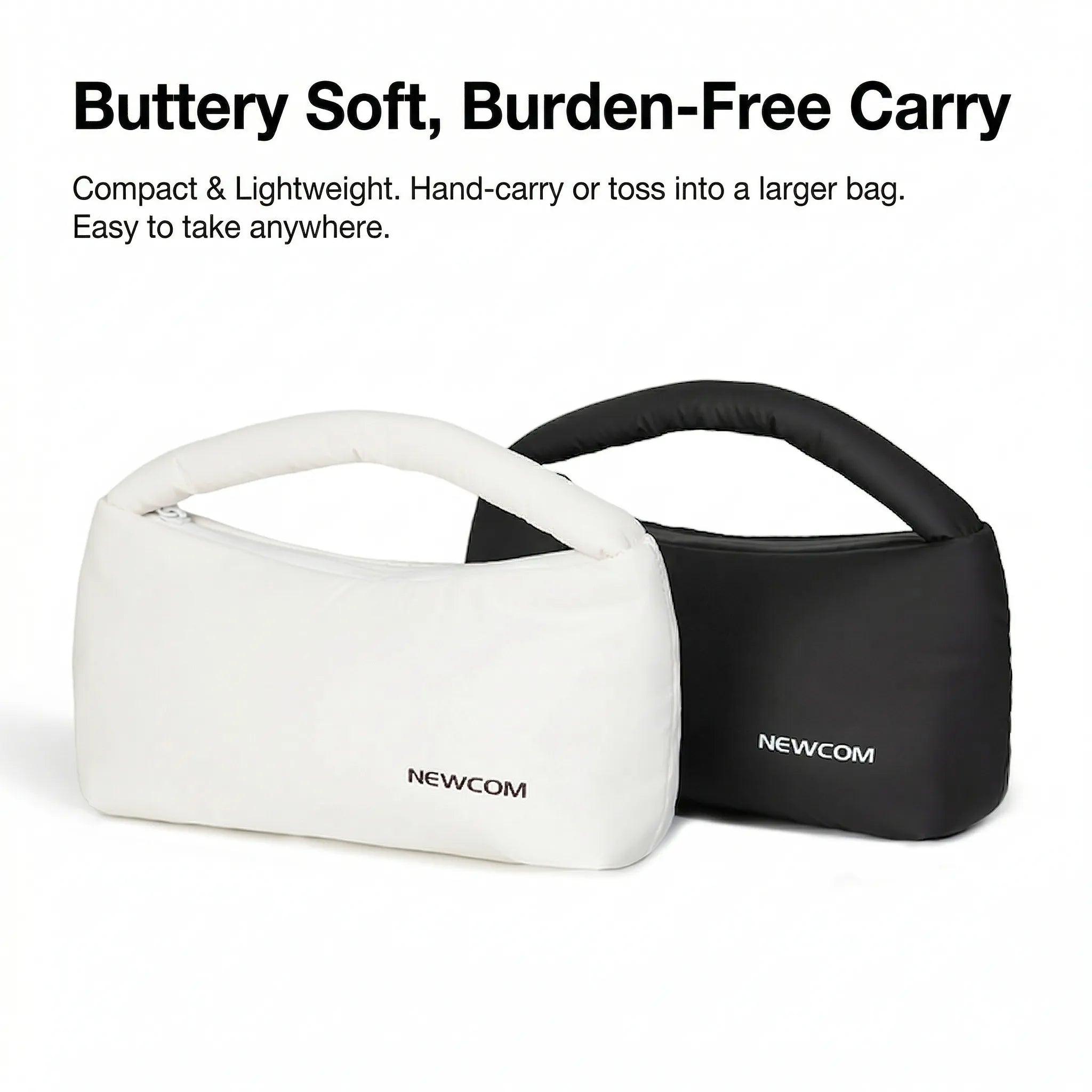 NEWCOM Travel Toiletry Bag - Waterproof Makeup Organizer & Wash Bag for Men & Women