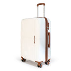 NEWCOM white pp luggage 3 set